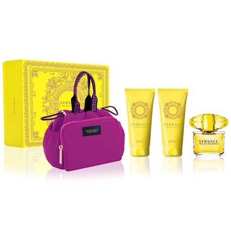 versace yellow diamond 4 piece gift set|cheapest Versace yellow diamonds.